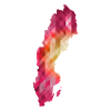 Sweden - Sverige - Sweden - abstract - map