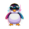 Seabirds Wildlife Retro King Penguin Penguin