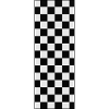 Checkerboard Pattern Design Letter I
