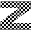 Checkerboard Pattern Design Letter Z