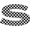 Checkered S Letter