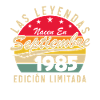 Wrzesień 1985 Prezent urodzinowy w stylu vintage
