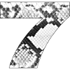 Motif de serpent numéro 7