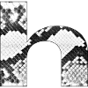 Snakeskin Pattern Letter h