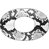 Snake pattern letter o