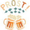 PROST! – Bavarian-style foam beer mugs
