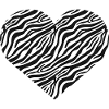 Zebra Herz