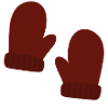 Cozy Winter Mittens Illustration