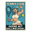 Tennis love with rally