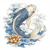 Koi Fish & Lotus – Romantic Japan Design