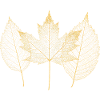 Golden Autumn Leaves Pattern