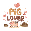 Heart Design and Passionate Pig