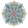 Mandala de fleurs