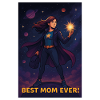 Best Mom Ever Superhero Poster