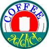 Coffee Addict Retro Badge Design