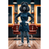 Coiffeur caniche humanoïde