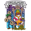 Cat king with power and luxury