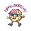 Happy donut skater