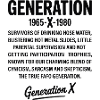 Generation X Retro Text Design