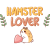 Hamster Lover Design with Pink Heart