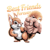  Best Friends Forever Eichhoernchen Fistbump