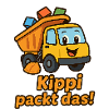 Funny Construction Site Truck Illustration