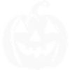 Spooky pumpkin motifs for Halloween