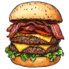 Double Bacon Cheeseburger :)