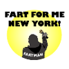 Fart Man Comedy Illustration