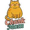 Playful Chonk Cat Illustration