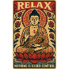Relax Buddha Meditation Art