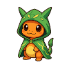 Little Dragon in Wizard's Cloak