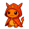 Mummy animal in fiery cloak