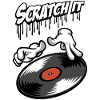 Hip-Hop-Platten- und Cartoon-Hände