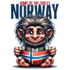 Norwegian Troll with Flag