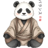 Anime Panda – Japanese Zen Style