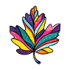 Ahorn Blatt Bunt