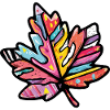 Ahorn Blatt Bunt Herbst