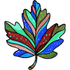 Blatt Herbst Bunt Ahorn
