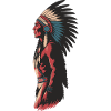 Native Headdress Art Illustration