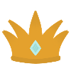 Elegant Crown with Jewel Accent