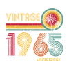 Retro 70s Gradient Number Design