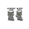 Cat memes: Grumpy without coffee