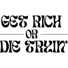 Graphic font with tribal elements