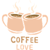 Coffee Love Kaffeetassen