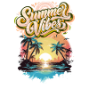 Summer Mood Palm Trees Sunset