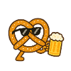 Pretzel/Beer Funny design