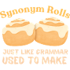 Synonym Rolls Grammatik Humor Design