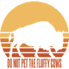 Funny Bold Buffalo Sunset Silhouette