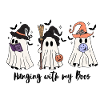 🧙 ♀️ Witchy Ghost Squad – Spooky & Cute 👻